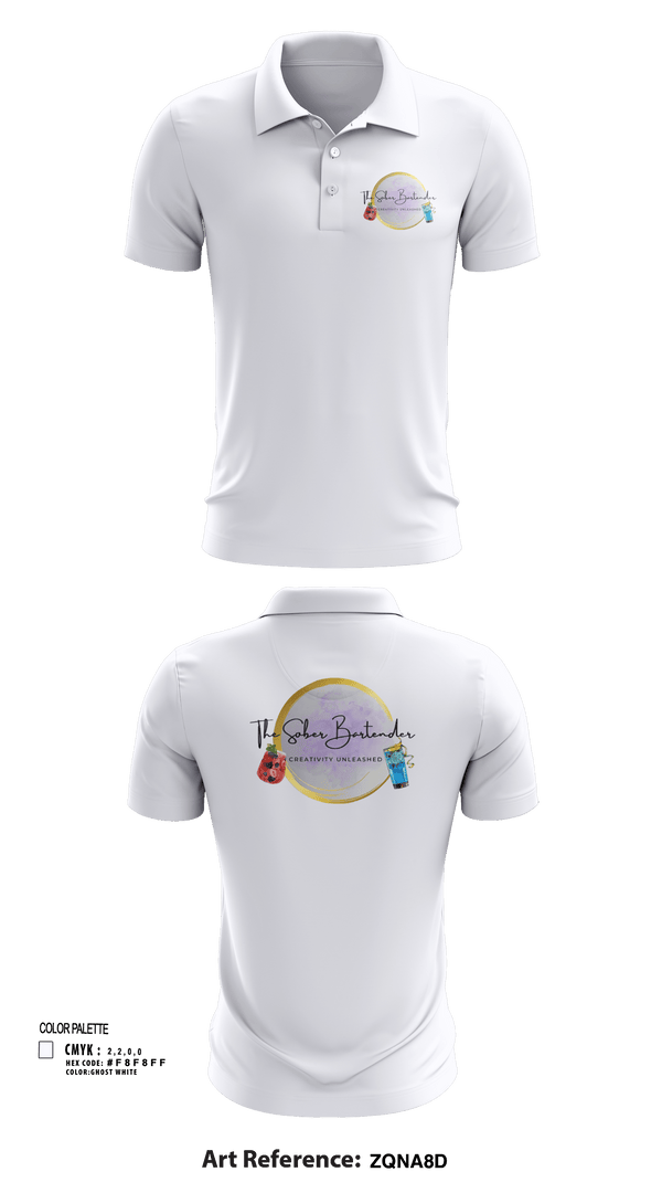 Short Sleeve Performance Polo, The Sober Bartender, , Teamtime, Team time, sublimation, custom sports apparel, team uniforms, spirit wear, spiritwear, sports uniforms, custom shirts, team store, custom team store, fundraiser sports, apparel fundraiser