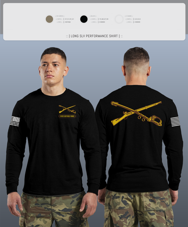 Long Sleeve Performance Shirt, State Defense Force, Army, Teamtime, Team time, sublimation, custom sports apparel, team uniforms, spirit wear, spiritwear, sports uniforms, custom shirts, team store, custom team store, fundraiser sports, apparel fundraiser
