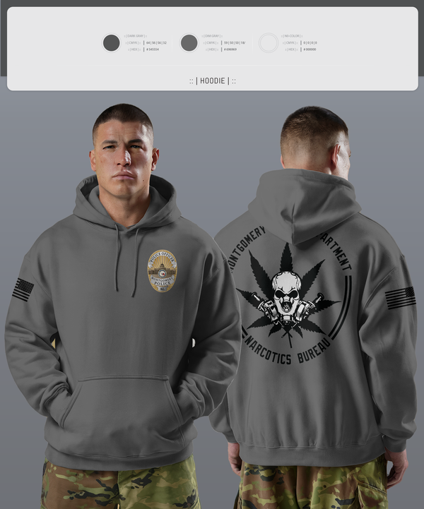 Hoodie, NARCOTICS BUREAU, Police, Teamtime, Team time, sublimation, custom sports apparel, team uniforms, spirit wear, spiritwear, sports uniforms, custom shirts, team store, custom team store, fundraiser sports, apparel fundraiser