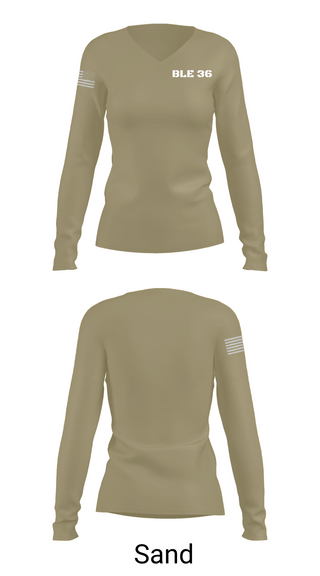 Womens Long Sleeve Vneck Shirt, BLE 36, , Teamtime, Team time, sublimation, custom sports apparel, team uniforms, spirit wear, spiritwear, sports uniforms, custom shirts, team store, custom team store, fundraiser sports, apparel fundraiser