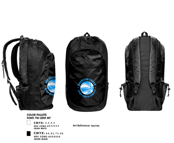 Gear Bag, Shooting Touch Boston Basketball, Women's Basketball, Teamtime, Team time, sublimation, custom sports apparel, team uniforms, spirit wear, spiritwear, sports uniforms, custom shirts, team store, custom team store, fundraiser sports, apparel fundraiser