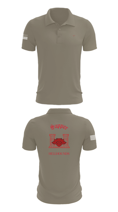 811th EN CO 58008246 Short Sleeve Performance Polo - 64
