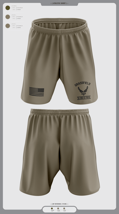 C/SMSgt Pope 93241026 Athletic Shorts With Pockets - 2