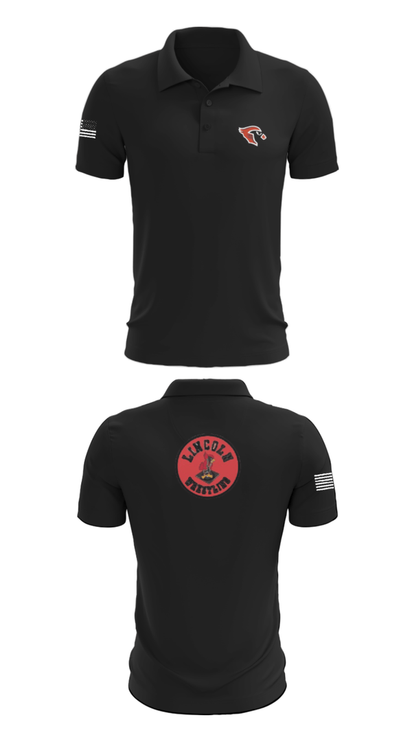 Short Sleeve Performance Polo, Lincoln High School Wrestling, Wrestling, Teamtime, Team time, sublimation, custom sports apparel, team uniforms, spirit wear, spiritwear, sports uniforms, custom shirts, team store, custom team store, fundraiser sports, apparel fundraiser