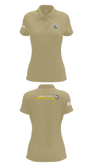 Womens Short Sleeve Performance Polo, Danbury Police Traffic Unit, Police, Teamtime, Team time, sublimation, custom sports apparel, team uniforms, spirit wear, spiritwear, sports uniforms, custom shirts, team store, custom team store, fundraiser sports, apparel fundraiser