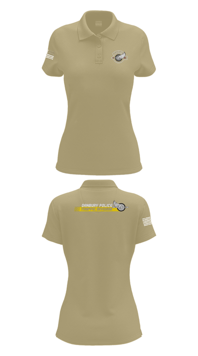 Danbury Police Traffic Unit 20625230 Women's Short Sleeve Performance Polo  - 90