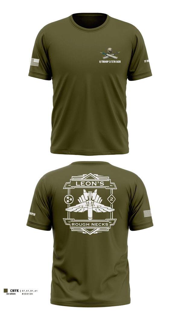 Short Sleeve Performance Shirt, Q TROOP 2/278 ACR, National Guard, Teamtime, Team time, sublimation, custom sports apparel, team uniforms, spirit wear, spiritwear, sports uniforms, custom shirts, team store, custom team store, fundraiser sports, apparel fundraiser