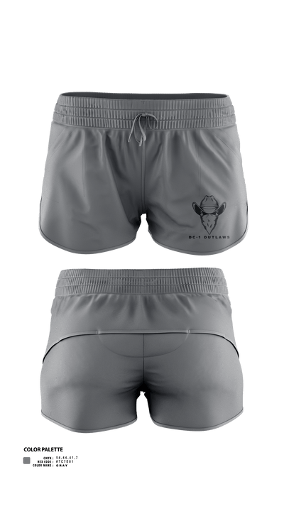 DC-1 Outlaws 94538191 Women's Shorts - 3