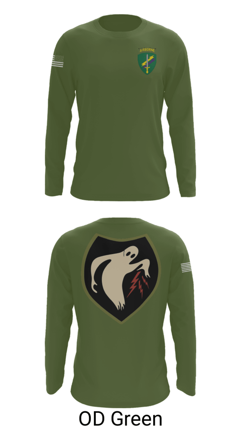 Long Sleeve Performance Shirt, 325th Tactical PSYOP Co. (A), Army, Teamtime, Team time, sublimation, custom sports apparel, team uniforms, spirit wear, spiritwear, sports uniforms, custom shirts, team store, custom team store, fundraiser sports, apparel fundraiser