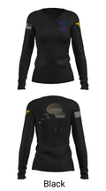 173rd Airborne Division 25109873 Women's Long Sleeve V-neck Shirt -1 37