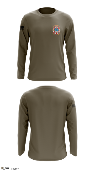 Long Sleeve Performance Shirt, Winchester Bay Fire and Rescue, Fire Department, Teamtime, Team time, sublimation, custom sports apparel, team uniforms, spirit wear, spiritwear, sports uniforms, custom shirts, team store, custom team store, fundraiser sports, apparel fundraiser