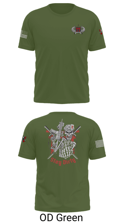 Dirty Deuce 1357112 Short Sleeve Performance Shirt - 56