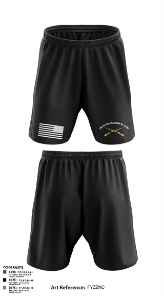 Athletic Shorts With Pockets, 2ND Platoon, Blackhawk CO, 4-6 INF, Army, Teamtime, Team time, sublimation, custom sports apparel, team uniforms, spirit wear, spiritwear, sports uniforms, custom shirts, team store, custom team store, fundraiser sports, apparel fundraiser