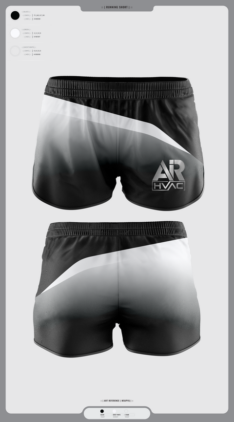 Womens Shorts, AIR HVAC, , Teamtime, Team time, sublimation, custom sports apparel, team uniforms, spirit wear, spiritwear, sports uniforms, custom shirts, team store, custom team store, fundraiser sports, apparel fundraiser