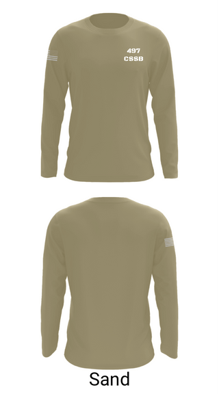 Long Sleeve Performance Shirt, 497 CSSB, Army, Teamtime, Team time, sublimation, custom sports apparel, team uniforms, spirit wear, spiritwear, sports uniforms, custom shirts, team store, custom team store, fundraiser sports, apparel fundraiser