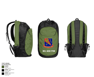 Gear Bag, BCO, 1163D TFSB, Army, Teamtime, Team time, sublimation, custom sports apparel, team uniforms, spirit wear, spiritwear, sports uniforms, custom shirts, team store, custom team store, fundraiser sports, apparel fundraiser