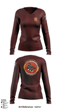 FCO 4-319 AFAR, 173 IBCT(A) 62795689 Women's Long Sleeve V-neck Shirt -1 3