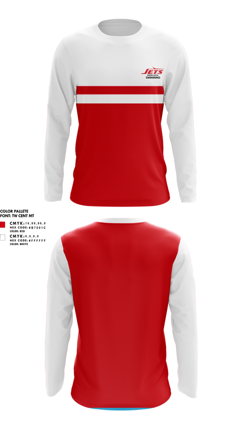 Long Sleeve Performance Shirt, Union Local High School Swimming, Swimming, Teamtime, Team time, sublimation, custom sports apparel, team uniforms, spirit wear, spiritwear, sports uniforms, custom shirts, team store, custom team store, fundraiser sports, apparel fundraiser
