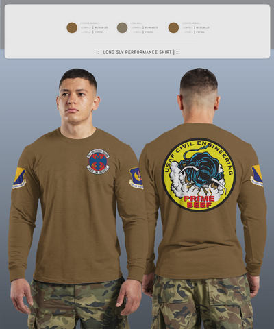 786th CES 8779713 Long Sleeve Performance Shirt 3