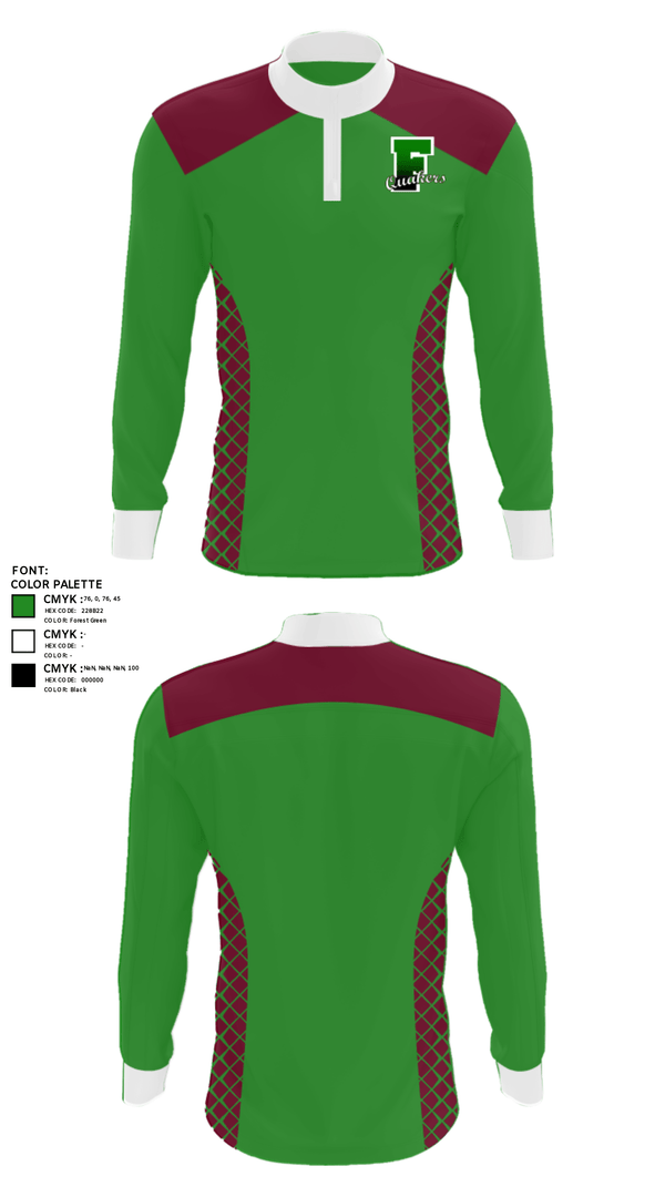 Quarter Zip Jacket, Franklin High School Softball, Softball, Teamtime, Team time, sublimation, custom sports apparel, team uniforms, spirit wear, spiritwear, sports uniforms, custom shirts, team store, custom team store, fundraiser sports, apparel fundraiser