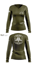 Q TROOP 2/278 ACR 39002186 Women's Long Sleeve V-neck Shirt -1 11