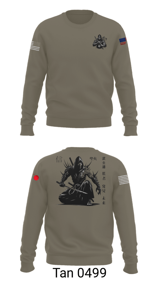 Crew Neck Sweatshirt, USANEC- Camp Zama, 78th Signal Battalion, Army, Teamtime, Team time, sublimation, custom sports apparel, team uniforms, spirit wear, spiritwear, sports uniforms, custom shirts, team store, custom team store, fundraiser sports, apparel fundraiser