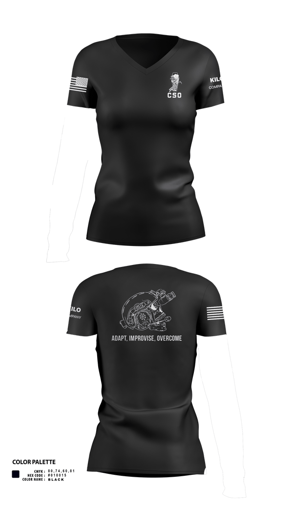 Womens Short Sleeve Vneck Shirt, CSO, Army, Teamtime, Team time, sublimation, custom sports apparel, team uniforms, spirit wear, spiritwear, sports uniforms, custom shirts, team store, custom team store, fundraiser sports, apparel fundraiser
