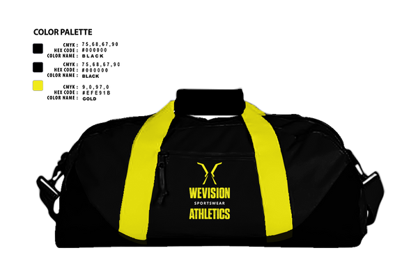 Duffle Bag, Wevision Athletics, Men's Basketball, Teamtime, Team time, sublimation, custom sports apparel, team uniforms, spirit wear, spiritwear, sports uniforms, custom shirts, team store, custom team store, fundraiser sports, apparel fundraiser