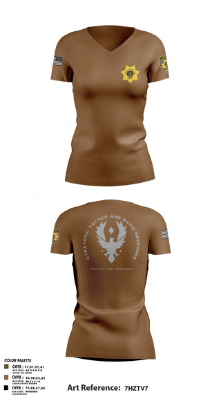 Womens Short Sleeve Vneck Shirt, Quick Bail BondmanEmpire first protection security service agent & Tax service, , Teamtime, Team time, sublimation, custom sports apparel, team uniforms, spirit wear, spiritwear, sports uniforms, custom shirts, team store, custom team store, fundraiser sports, apparel fundraiser