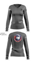 Strike Eagle Keeper Women's Long Sleeve V-neck Shirt - 41
