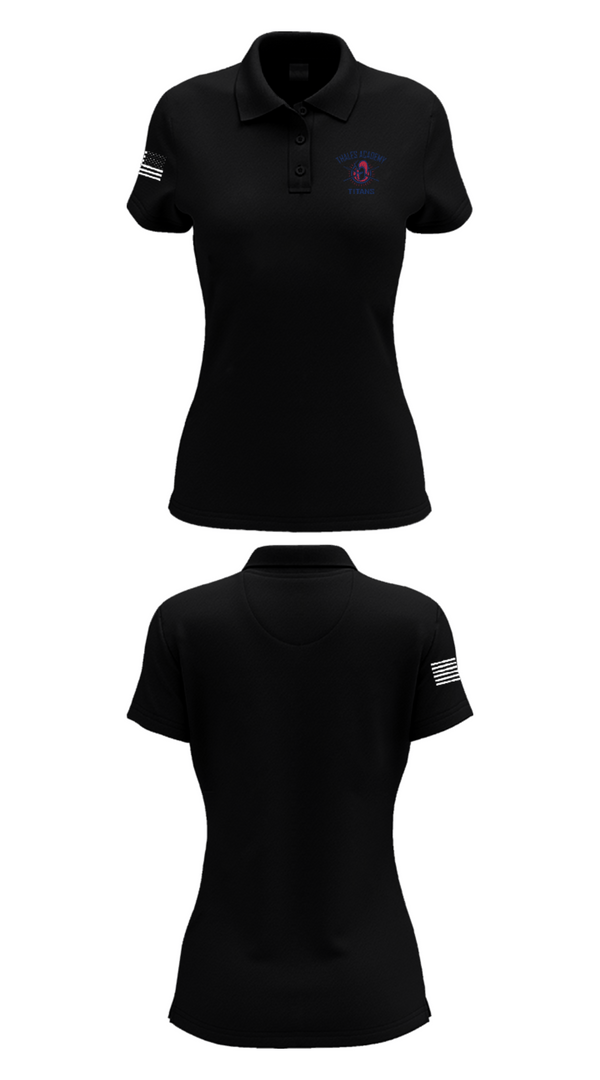 Womens Short Sleeve Performance Polo, Thales Academy-Apex High School Cheer, Cheer, Teamtime, Team time, sublimation, custom sports apparel, team uniforms, spirit wear, spiritwear, sports uniforms, custom shirts, team store, custom team store, fundraiser sports, apparel fundraiser
