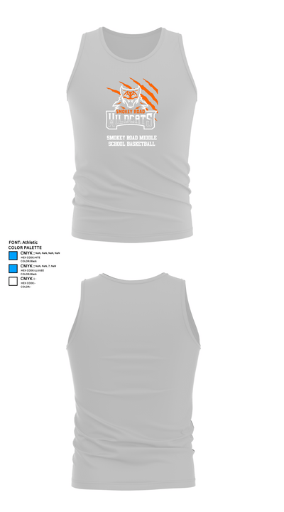 Smokey Road Middle School Basketball 30516748 Tank Top - 13