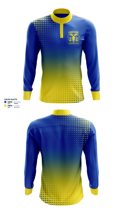 Lakeside High School Basketball 7713831 Quarter Zip Jacket - 1