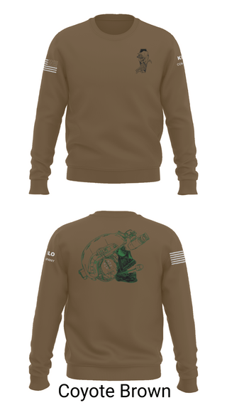 Crew Neck Sweatshirt, CSO, Army, Teamtime, Team time, sublimation, custom sports apparel, team uniforms, spirit wear, spiritwear, sports uniforms, custom shirts, team store, custom team store, fundraiser sports, apparel fundraiser