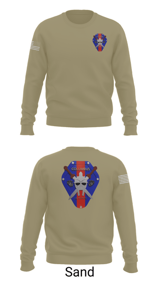 Crew Neck Sweatshirt, OST COLUMBUS, OH, Marines, Teamtime, Team time, sublimation, custom sports apparel, team uniforms, spirit wear, spiritwear, sports uniforms, custom shirts, team store, custom team store, fundraiser sports, apparel fundraiser