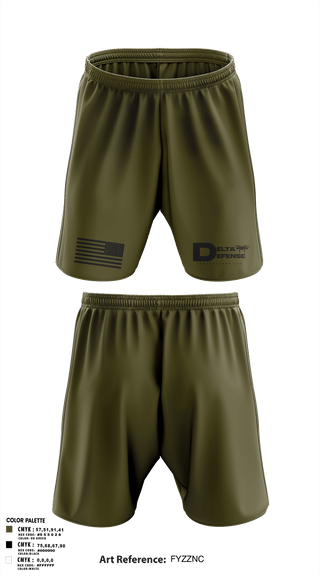 Athletic Shorts With Pockets, Delta Defense Unit, Police, Teamtime, Team time, sublimation, custom sports apparel, team uniforms, spirit wear, spiritwear, sports uniforms, custom shirts, team store, custom team store, fundraiser sports, apparel fundraiser