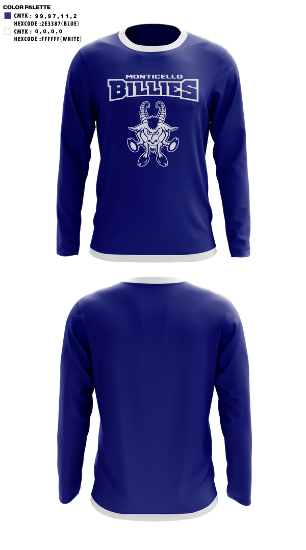 Long Sleeve Performance Shirt, Monticello High School Cheer, Cheer, Teamtime, Team time, sublimation, custom sports apparel, team uniforms, spirit wear, spiritwear, sports uniforms, custom shirts, team store, custom team store, fundraiser sports, apparel fundraiser