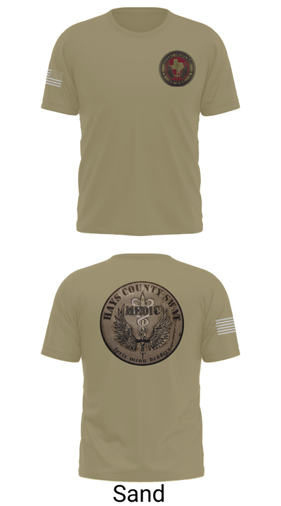 Hays County SWAT 65771365 Short Sleeve Performance Shirt - 91
