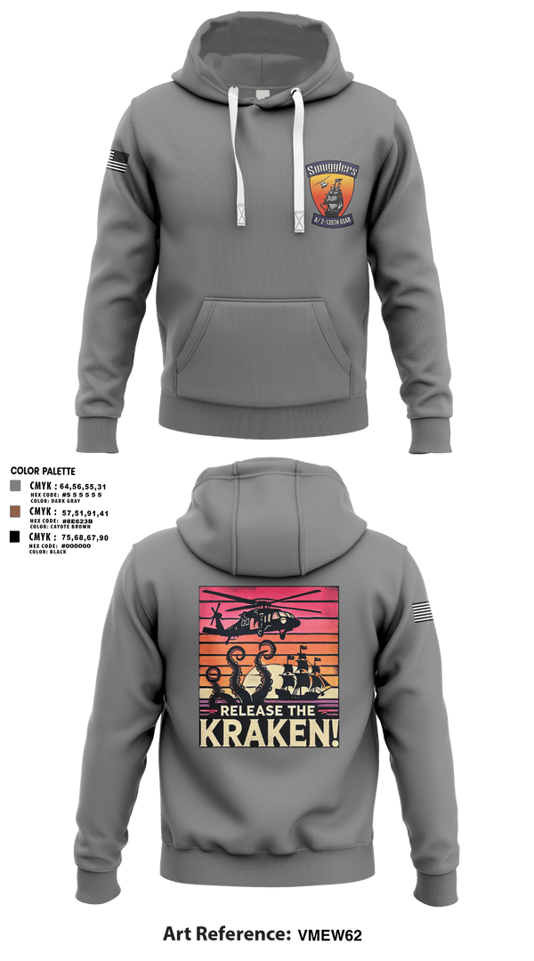 Hoodie, A/2135th GSAB “SMUGGLERS”, Army, Teamtime, Team time, sublimation, custom sports apparel, team uniforms, spirit wear, spiritwear, sports uniforms, custom shirts, team store, custom team store, fundraiser sports, apparel fundraiser