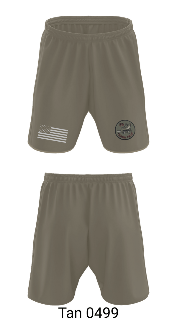 Athletic Shorts With Pockets, F4 Frogs, Army, Teamtime, Team time, sublimation, custom sports apparel, team uniforms, spirit wear, spiritwear, sports uniforms, custom shirts, team store, custom team store, fundraiser sports, apparel fundraiser