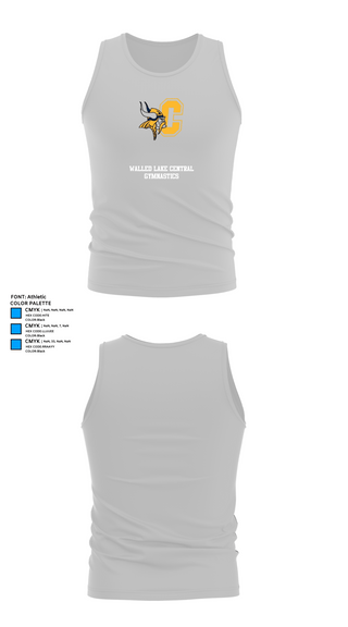 Tank Top, Walled Lake Central Gymnastics, Spirit Store, Teamtime, Team time, sublimation, custom sports apparel, team uniforms, spirit wear, spiritwear, sports uniforms, custom shirts, team store, custom team store, fundraiser sports, apparel fundraiser