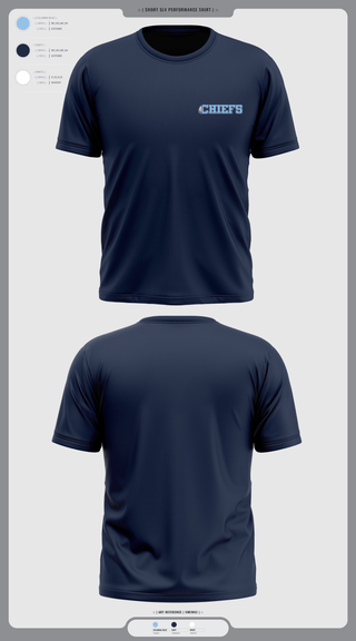 Short Sleeve Performance Shirt, Chiefs, Baseball, Teamtime, Team time, sublimation, custom sports apparel, team uniforms, spirit wear, spiritwear, sports uniforms, custom shirts, team store, custom team store, fundraiser sports, apparel fundraiser