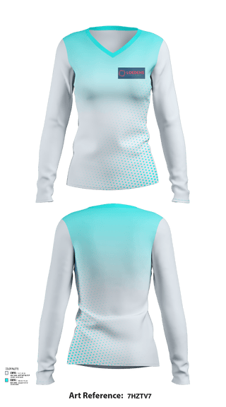 Womens Long Sleeve Vneck Shirt, Alex Loewen, , Teamtime, Team time, sublimation, custom sports apparel, team uniforms, spirit wear, spiritwear, sports uniforms, custom shirts, team store, custom team store, fundraiser sports, apparel fundraiser