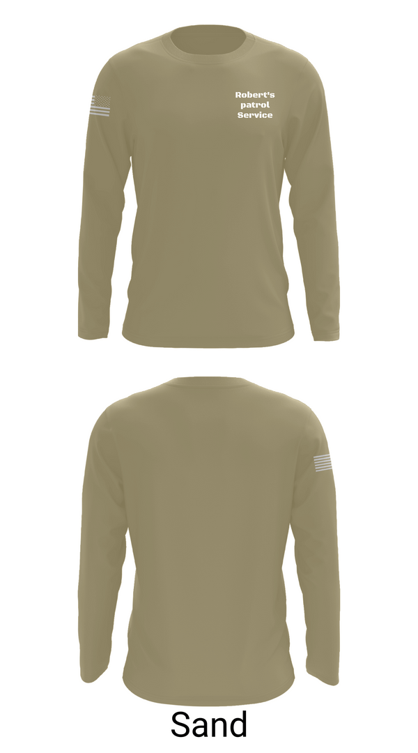 Long Sleeve Performance Shirt, Robert's patrol Service, Police, Teamtime, Team time, sublimation, custom sports apparel, team uniforms, spirit wear, spiritwear, sports uniforms, custom shirts, team store, custom team store, fundraiser sports, apparel fundraiser