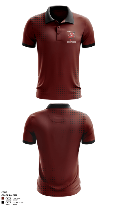 Devils 6525304 Short Sleeve Performance Polo - 1