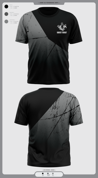 Short Sleeve Performance Shirt, GHOST, Spirit Store, Teamtime, Team time, sublimation, custom sports apparel, team uniforms, spirit wear, spiritwear, sports uniforms, custom shirts, team store, custom team store, fundraiser sports, apparel fundraiser