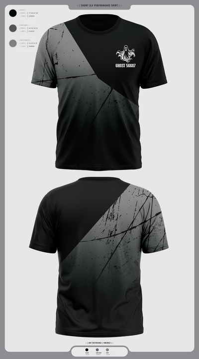GHOST 22985727 Short Sleeve Performance Shirt - 1
