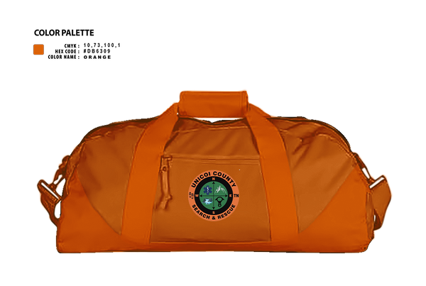 Duffle Bag, Unicoi County Search and Rescue, , Teamtime, Team time, sublimation, custom sports apparel, team uniforms, spirit wear, spiritwear, sports uniforms, custom shirts, team store, custom team store, fundraiser sports, apparel fundraiser