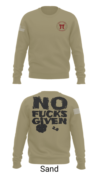 Crew Neck Sweatshirt, Rakkasans, Army, Teamtime, Team time, sublimation, custom sports apparel, team uniforms, spirit wear, spiritwear, sports uniforms, custom shirts, team store, custom team store, fundraiser sports, apparel fundraiser