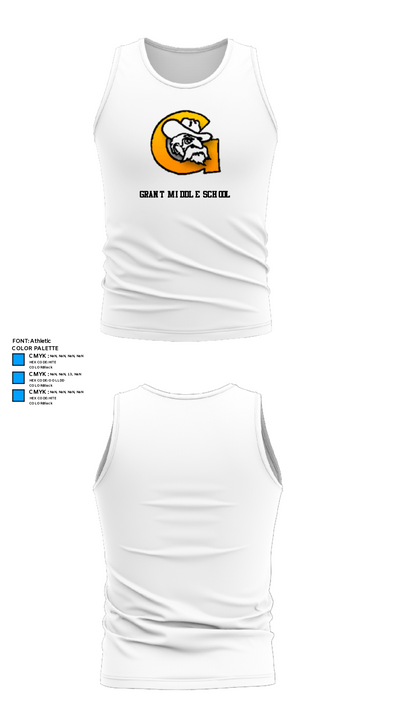 Grant Middle School 1260816 Tank Top - 13